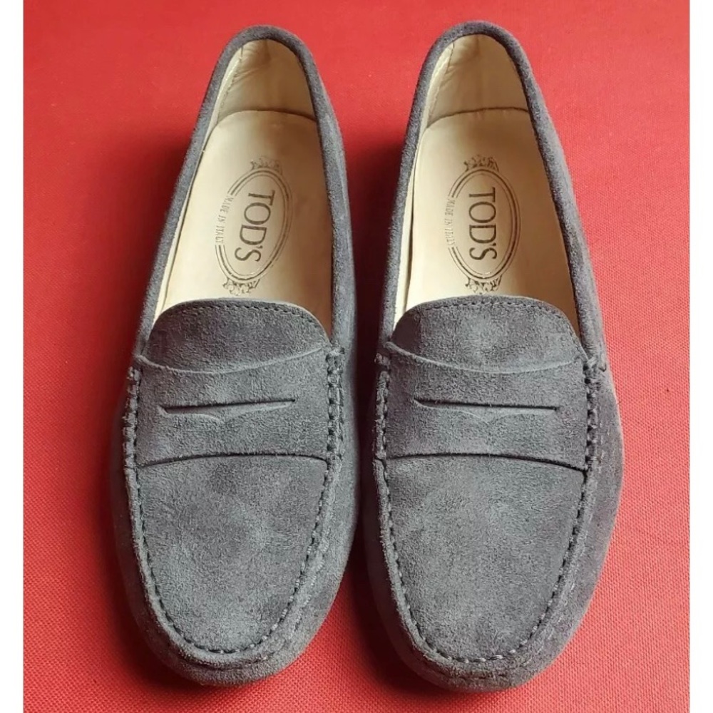 Tods Gommino suede driving loafer 38.5